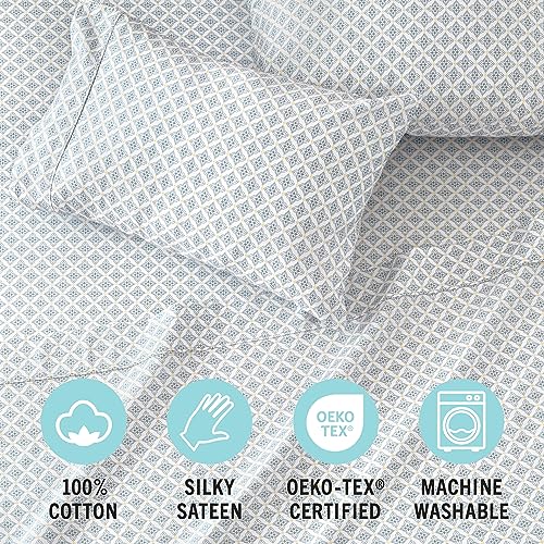 Martha Stewart 100% Cotton Queen Sheet Set