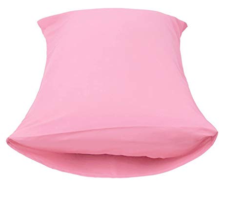 Ghooss Pink Microfiber Bed Sheet Set - Queen