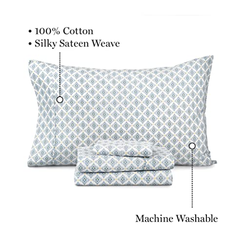Martha Stewart 100% Cotton Queen Sheet Set