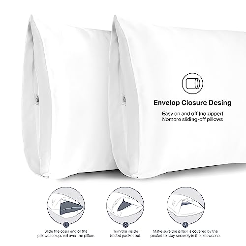 Luxurious White Satin King Bed Sheet Set