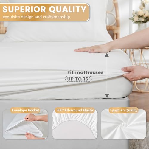 Cooling Queen Sheet Set - Ultra Soft Microfiber