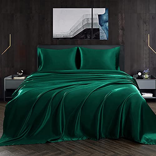 Luxury 4pc Satin Bedding Set - Queen Size