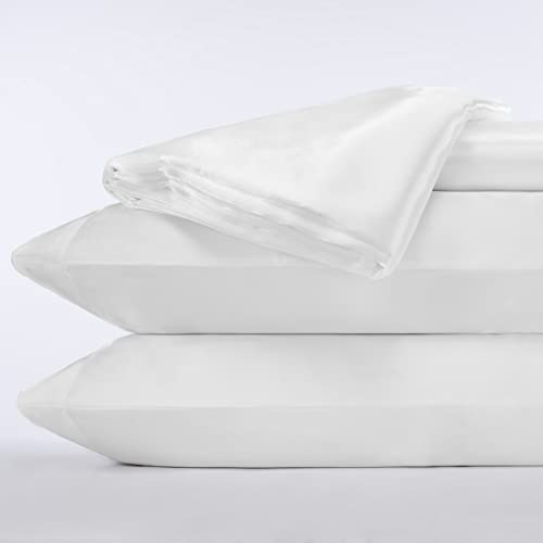 Serta SatinLuxury Twin XL 3pc Silky Sheet Set