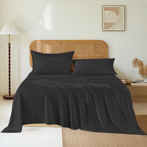 Luxury Mulberry Silk 4-Piece Bed Sheet Set