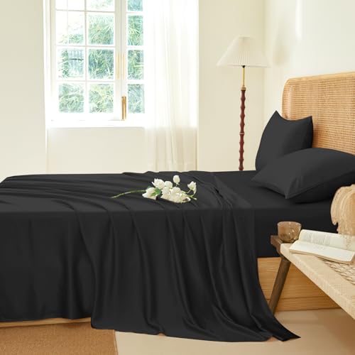 Luxury Mulberry Silk 4-Piece Bed Sheet Set