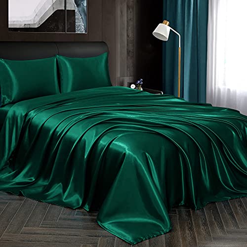 Luxury 4pc Satin Bedding Set - Queen Size