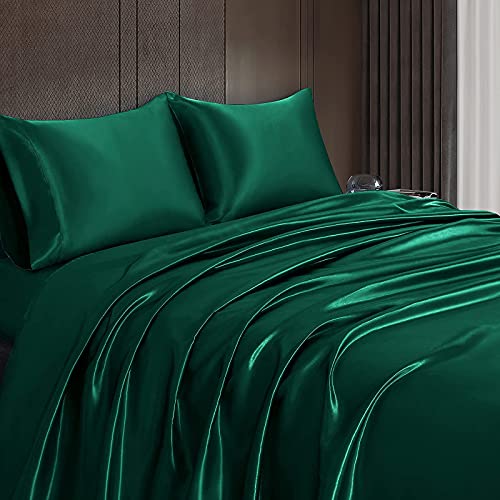 Luxury 4pc Satin Bedding Set - Queen Size