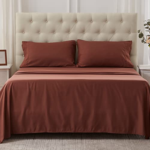Cooling Chocolate Full Size Sheet Set - 4 Piece
