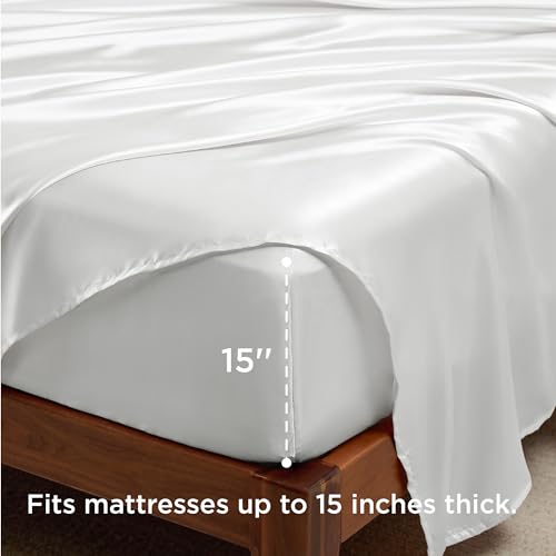 Luxury Satin Sheet Set - Queen Size, 4 Pcs