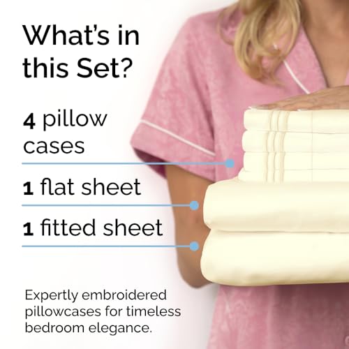Queen 6 Piece Cooling Breathable Sheet Set