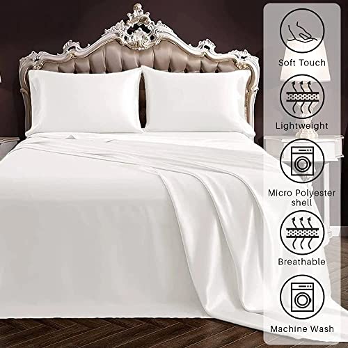 Luxury Mulberry Silk King Sheet Set - Dark Grey