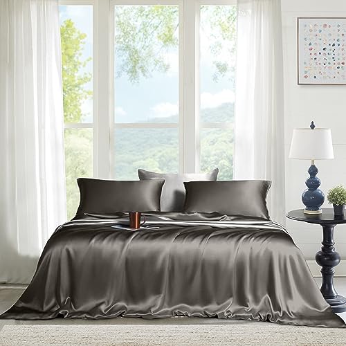 Cooling Tencel Sheet Set - Charcoal Grey Queen