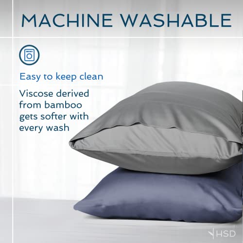 Luxurious 3-Piece Dark Gray Bed Linen Set