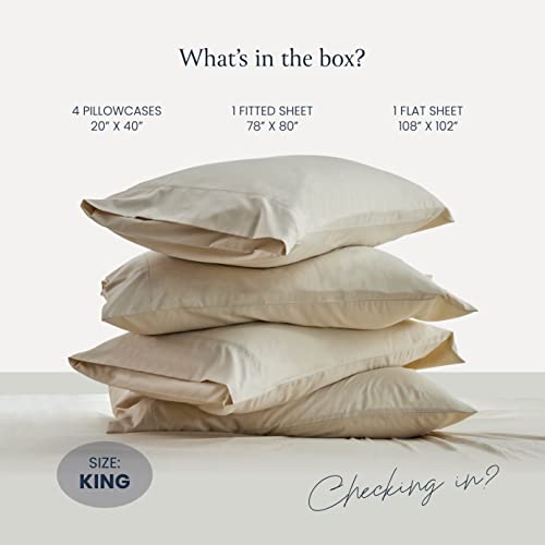 Belador Silky Soft King Sheet Set - 6 Pieces