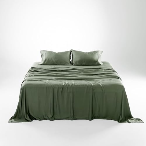 Eucalyptus Cooling King Size Sheet Set - Moss
