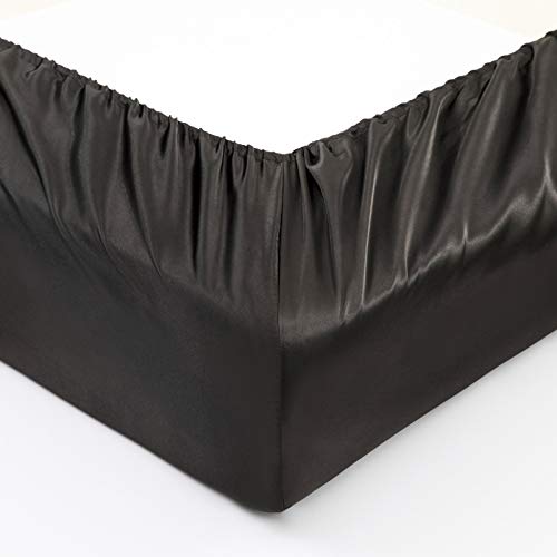 Satin Queen Fitted Sheet - Extra Soft & Deep Pocket