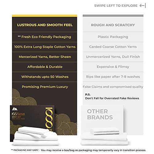 Mayfair Linen 100% Egyptian Cotton Queen Bed Set