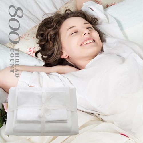 Egyptian Cotton Full Sheets 800TC, 4 PCS