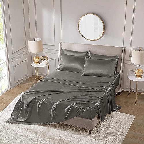 Cooling Tencel Sheet Set - Charcoal Grey Queen