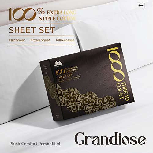 Mayfair Linen 100% Egyptian Cotton Queen Bed Set