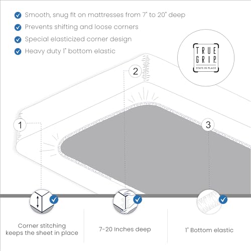 Silky Silver Queen Bed Sheets Set - 1000 TC