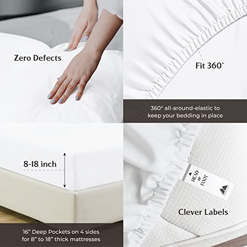 Mayfair Linen 100% Egyptian Cotton Queen Bed Set