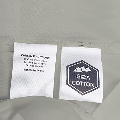 Giza Egyptian Cotton King Sheet Set - Silver Gray