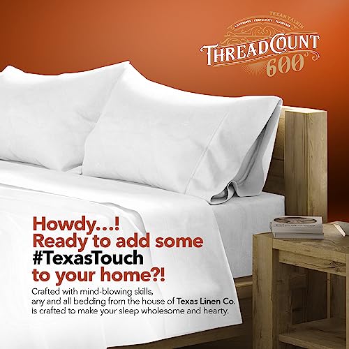 Luxury 100% Egyptian Cotton Pillowcase Set of 2