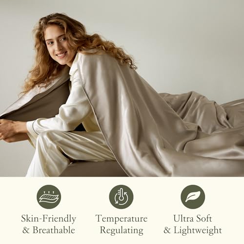 LilySilk King Size 4PC Silk Bedding Set