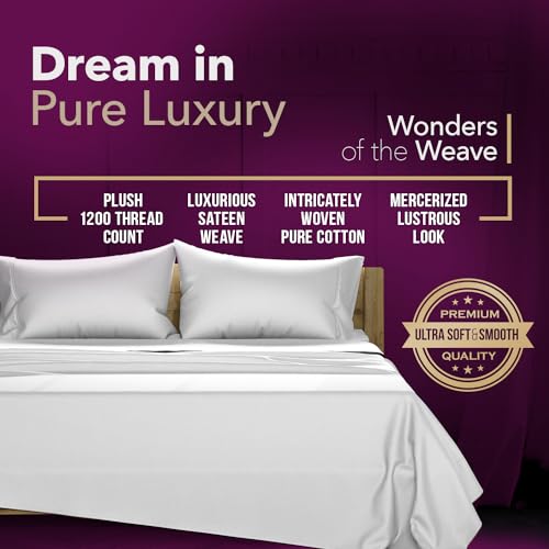 Luxury 100% Egyptian Cotton Queen Sheet Set