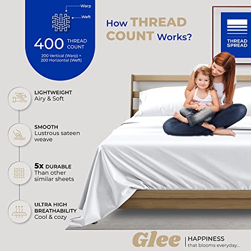 Luxury 400 Thread Count Full Size Cotton Sheets