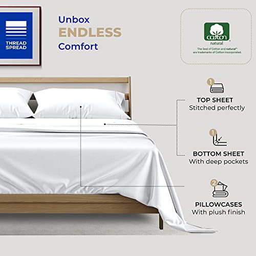 Luxury 400 Thread Count Full Size Cotton Sheets