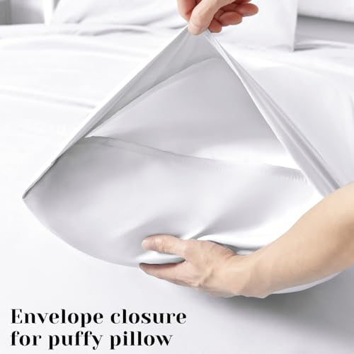 Luxury King Bed Sheets Set - 6 Pieces, White