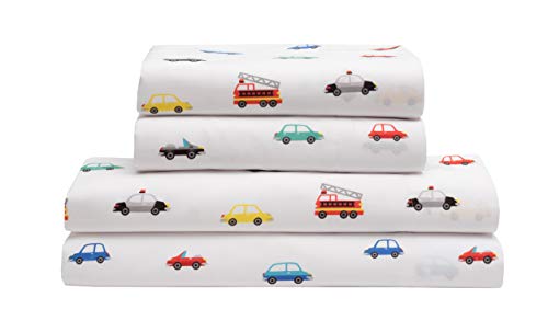 Mallary Kids Cars Microfiber Sheet Set, Queen