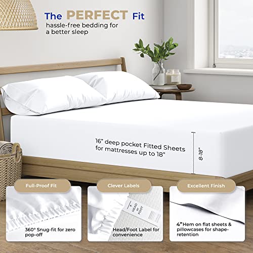 Luxury 400 Thread Count Full Size Cotton Sheets