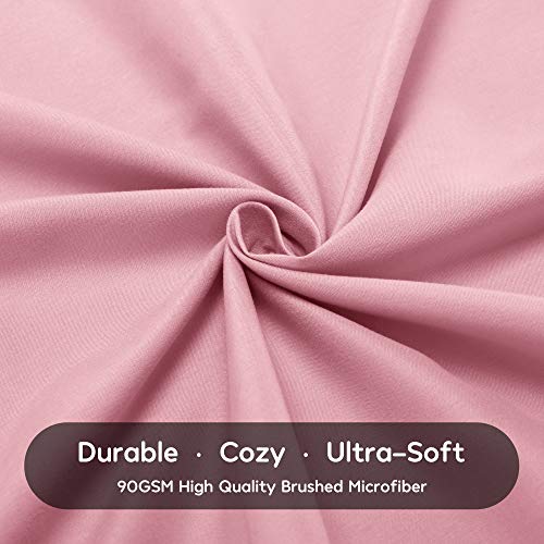 Kids Queen Bed Sheet Set - Ballet Pink 4-Piece