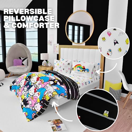 Hello Kitty & Friends 7-Piece Queen Bedding Set