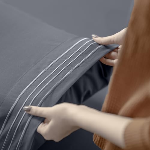 Luxury Microfiber Queen Bed Sheet Set with Pockets