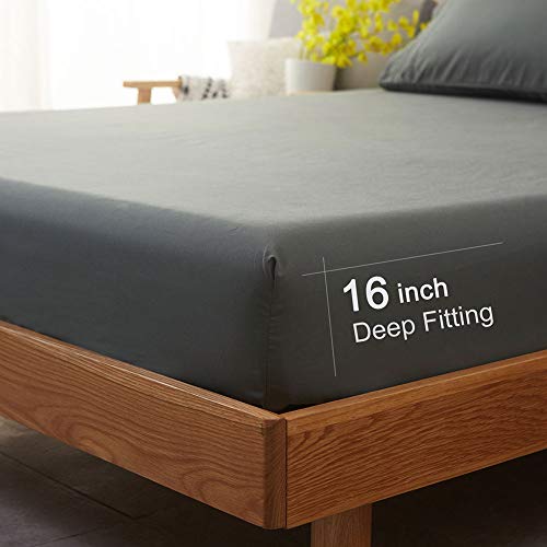 Luxury Egyptian Microfiber Bed Sheet Set - Queen