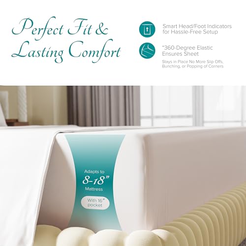 Carressa Luxury Egyptian Cotton King Bed Sheet Set