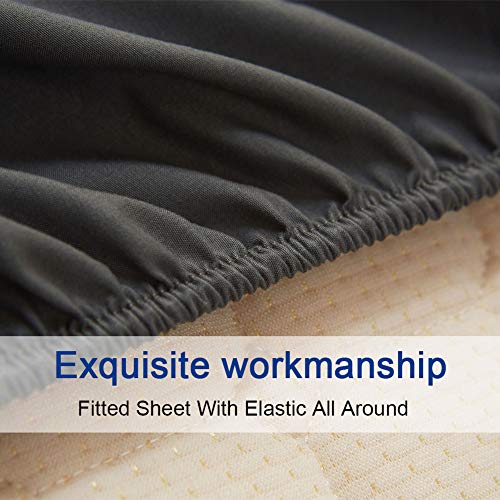 Luxury Egyptian Microfiber Bed Sheet Set - Queen