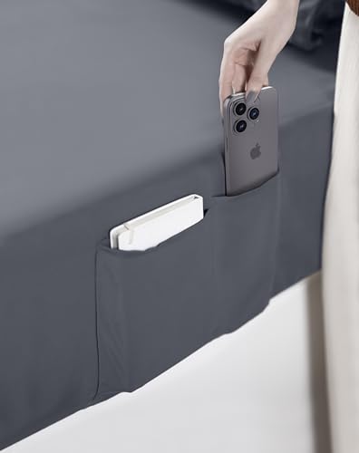 Luxury Microfiber Queen Bed Sheet Set with Pockets