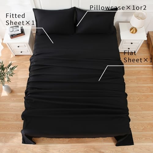 Ultra Soft King Sheet Set - 4PC Black