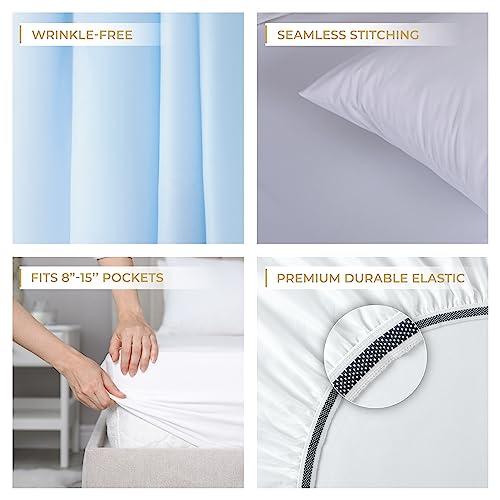 Westbrooke 500TC 100% Cotton Queen Sheet Set