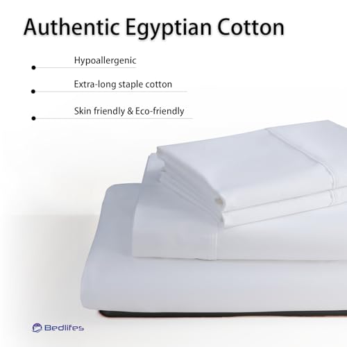 Luxury King Size Egyptian Cotton Bed Sheets Set