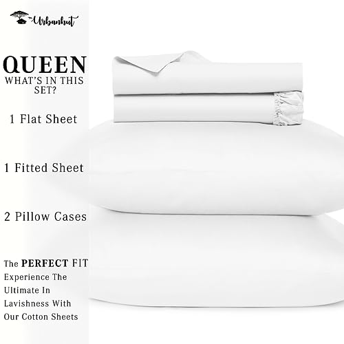 800 Thread Count Queen Egyptian Cotton Bed Set