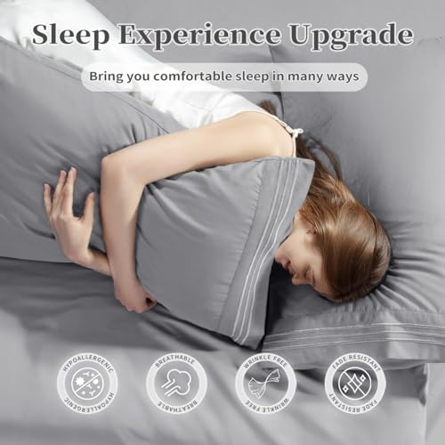 Shilucheng King Size Cooling Bed Sheet Set