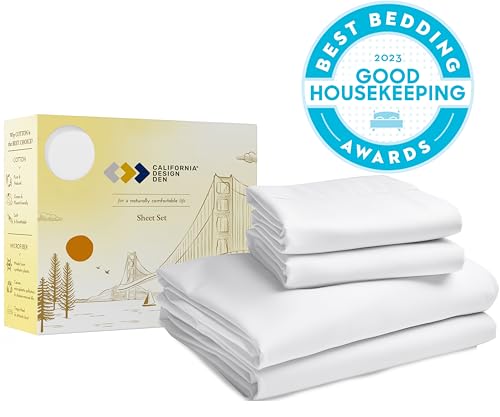 California Design Den 2-Pack Queen Cotton Bed Sheets