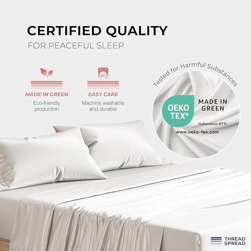 Luxury 100% Egyptian Cotton Queen Sheet Set