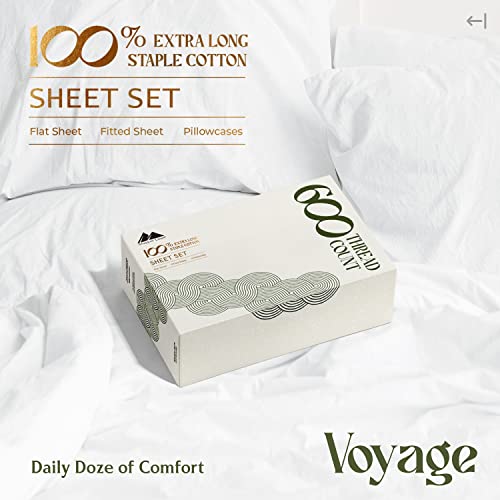 Luxury 100% Egyptian Cotton Queen Sheet Set